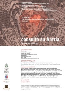 Consulto per Antria, la locandina dell'evento alla cantina Pucciarella